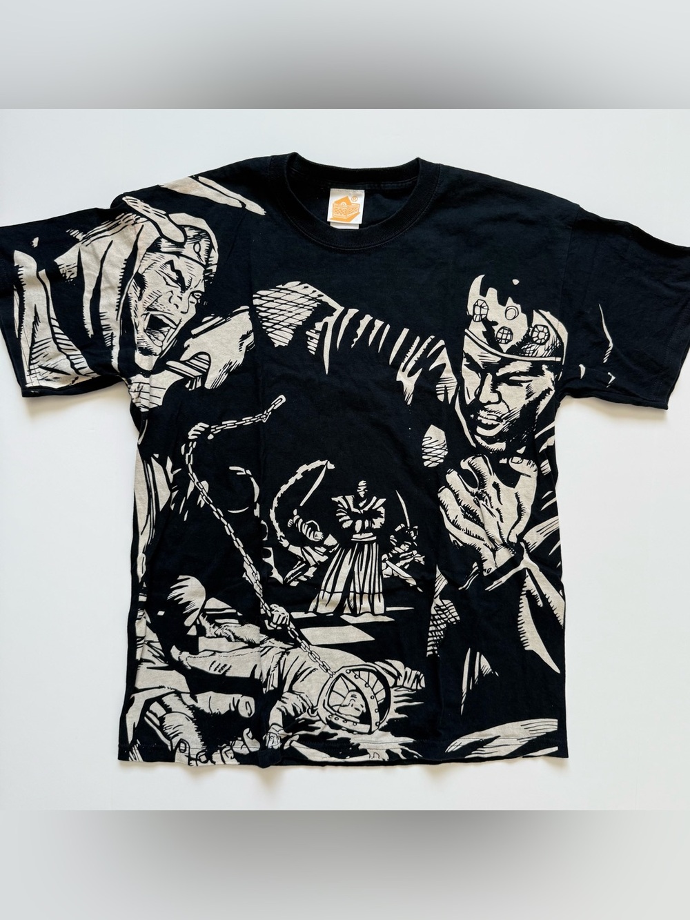 🔴Wu-Tang Shirt Size Medium Gza Liquid Sword Milk Crate Rare Vintage